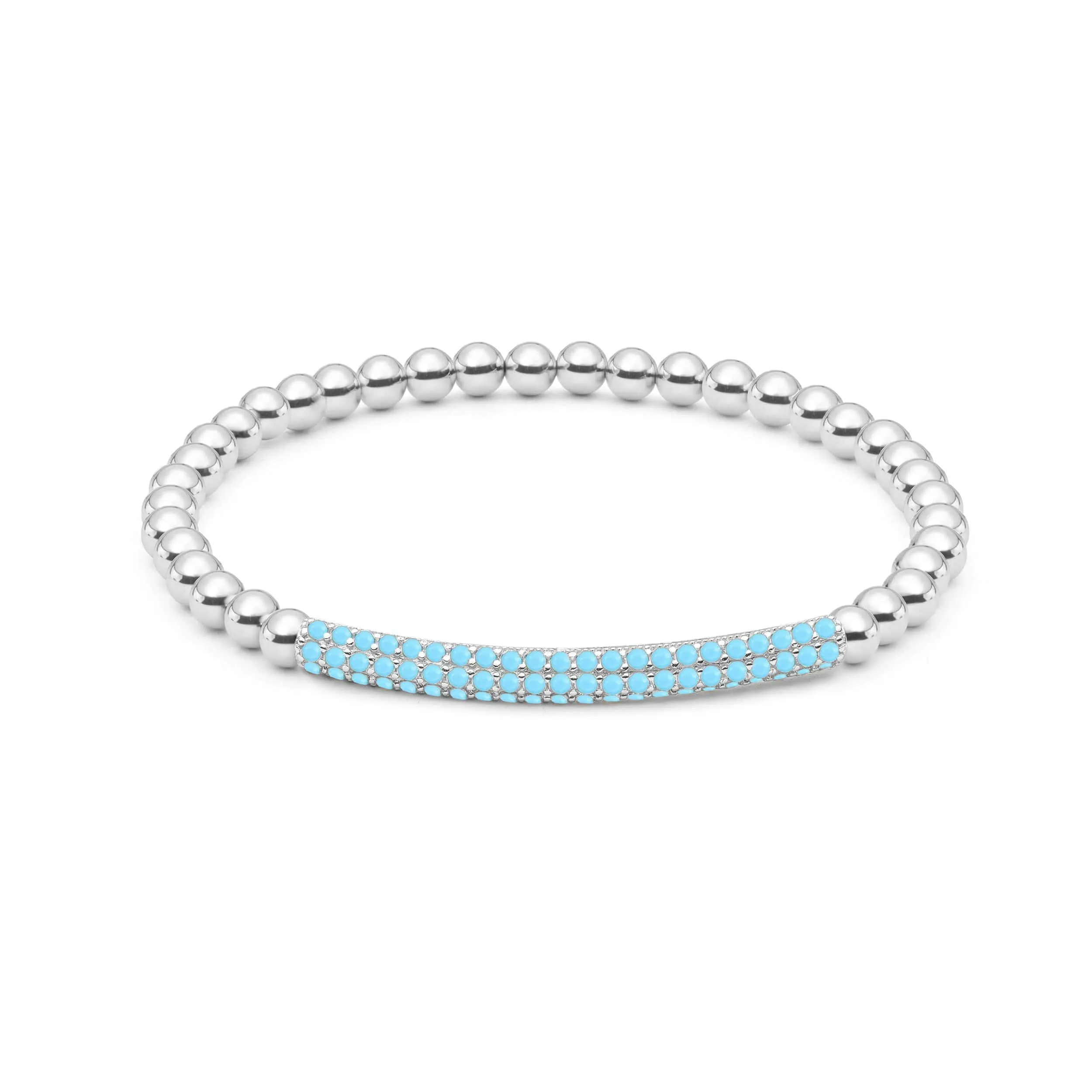 Raise the Bar | Turquoise Charm Bracelet