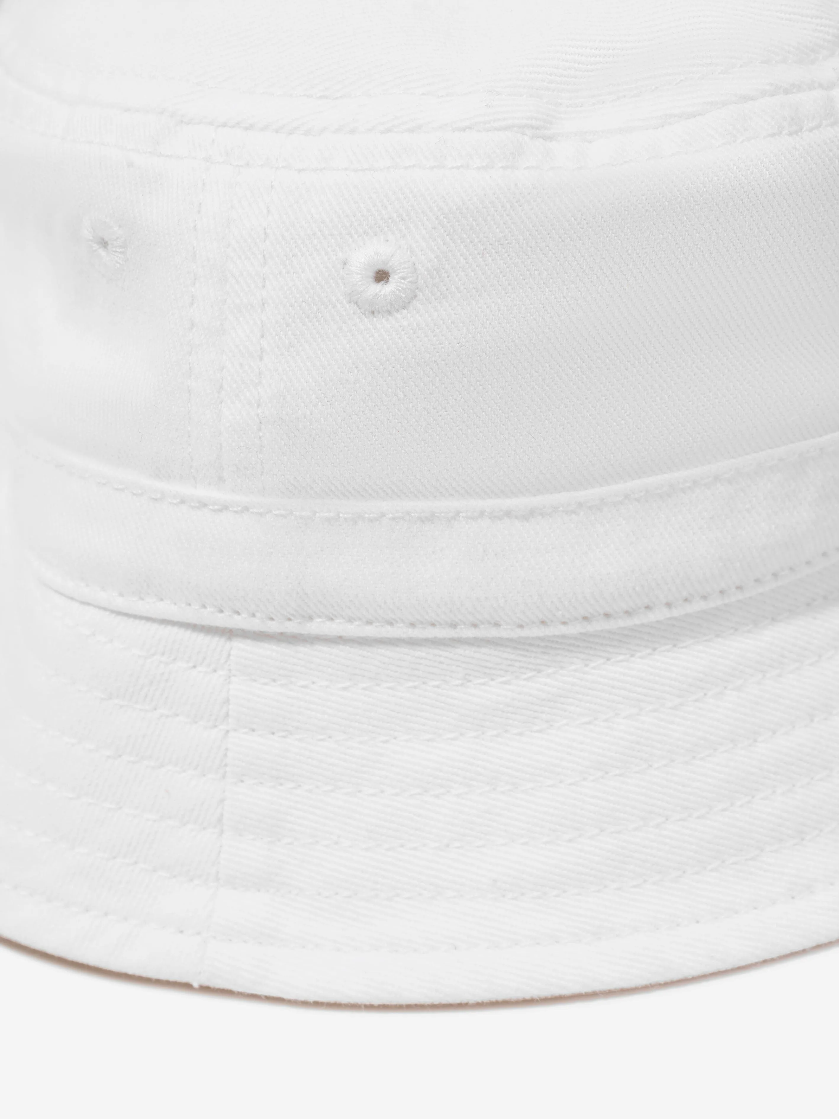 Ralph Lauren Boys Bear Bucket Hat in White