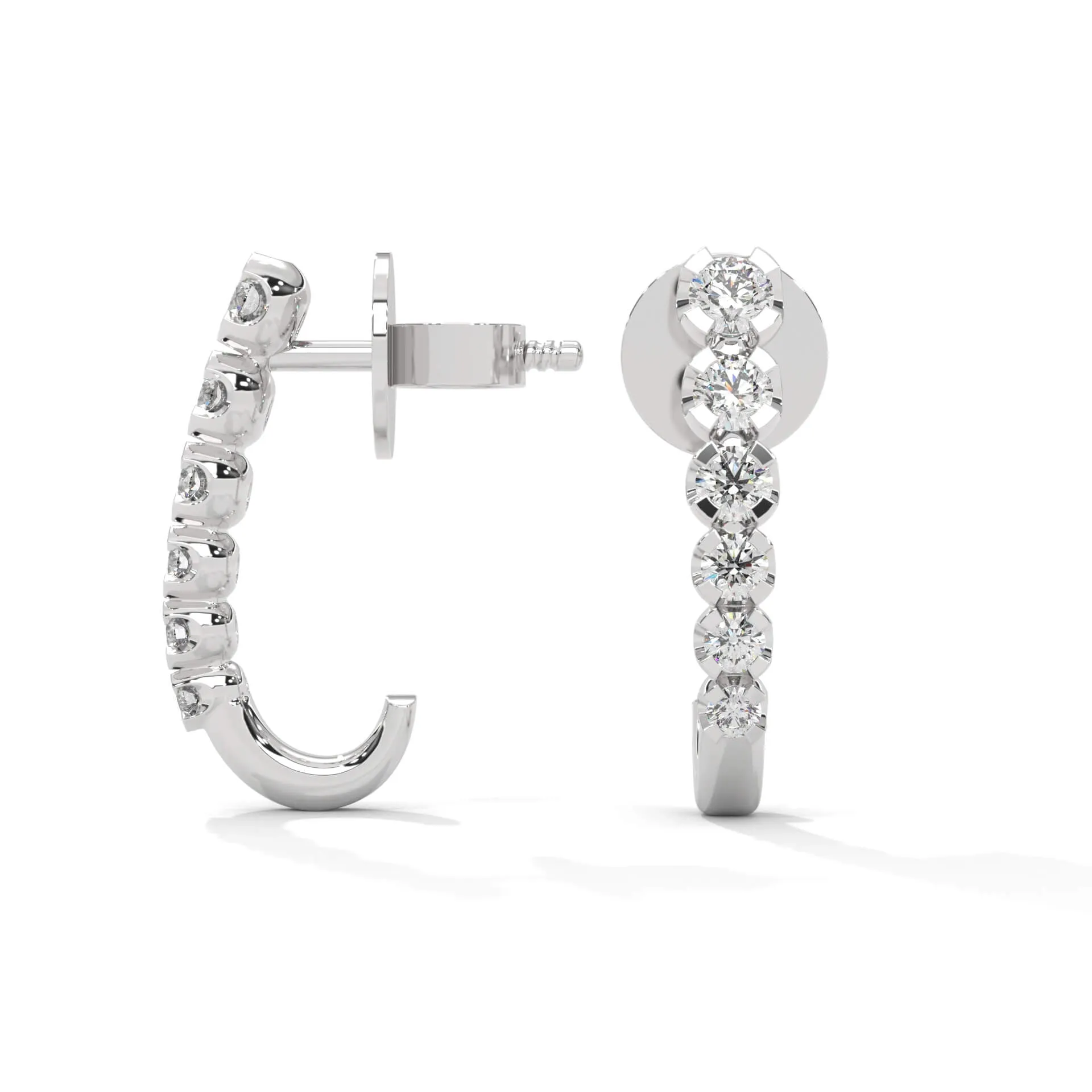 Rashi Silver Hoop Earrings for Women