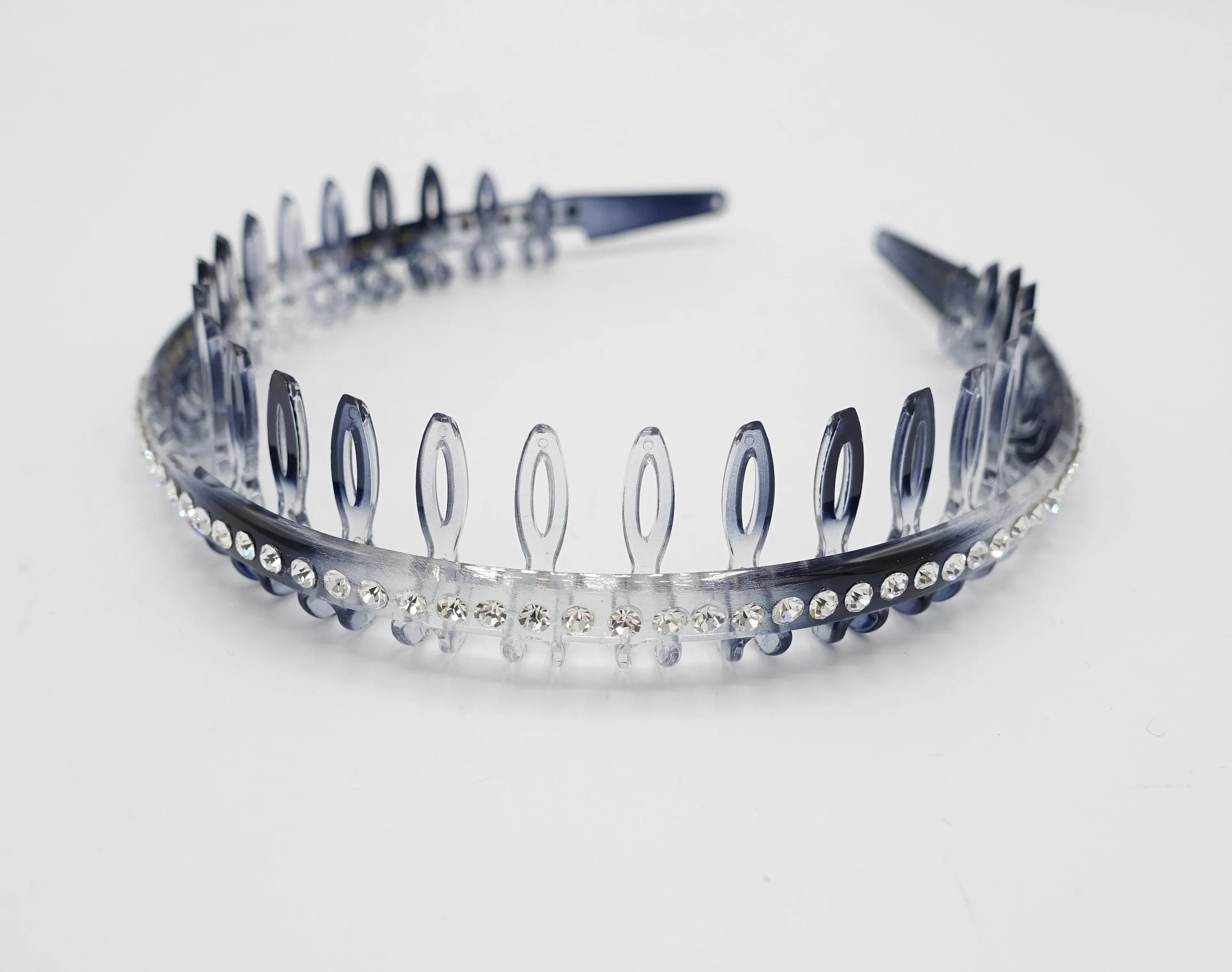 rhinestone headband tooth comb hairband for women