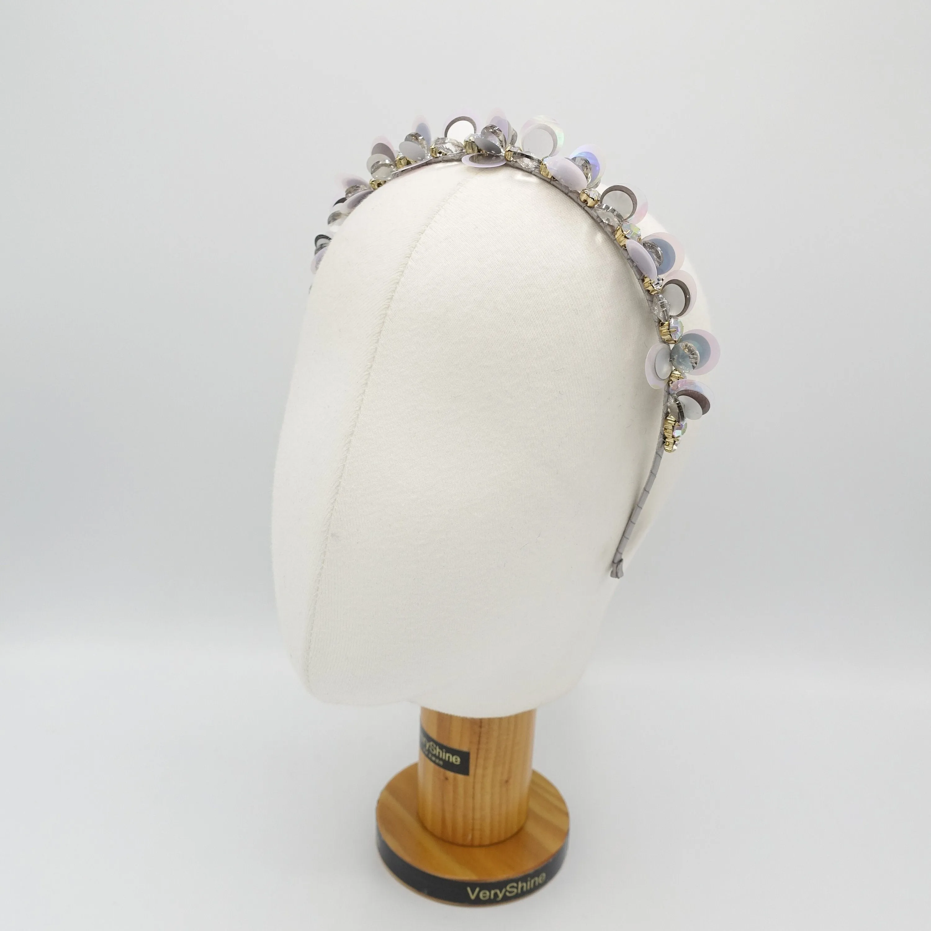 rhinestone spangle headband for women