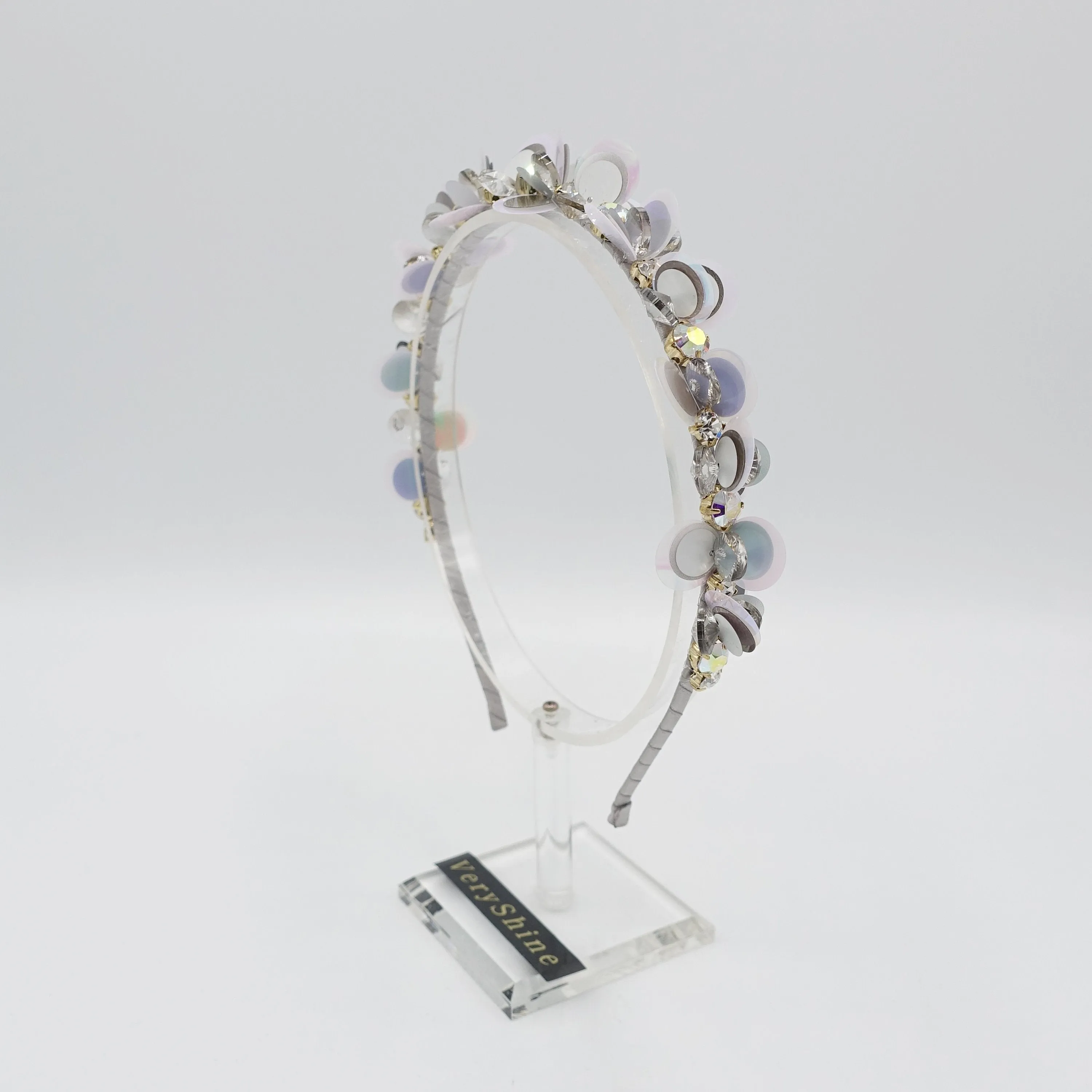 rhinestone spangle headband for women