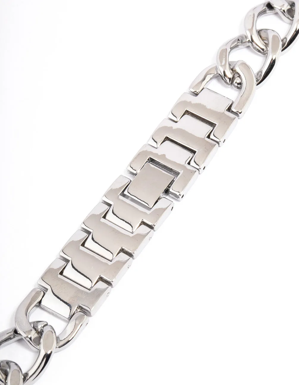 Rhodium Chain Watch Band 42/44/45mm