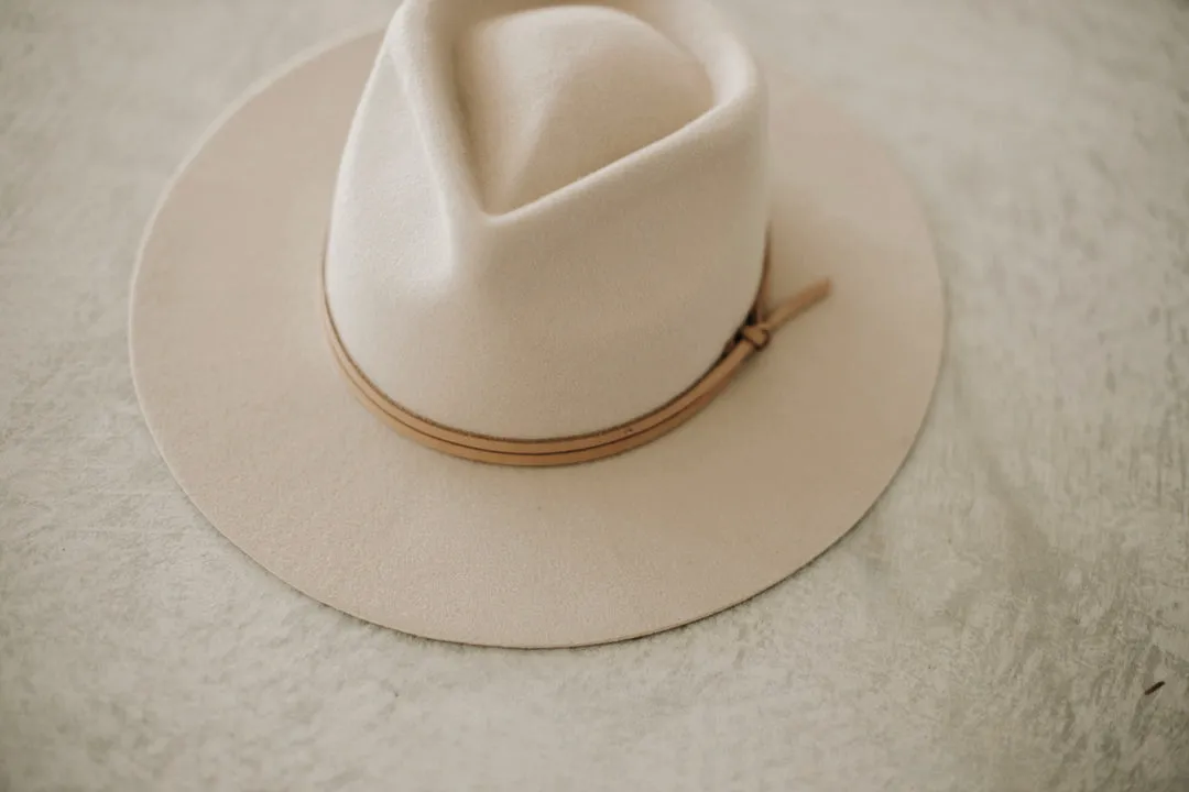 River Wool Teardrop Fedora