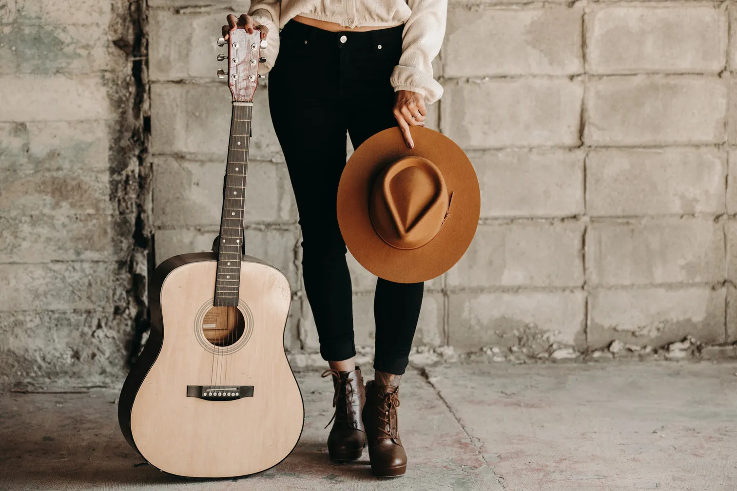 River Wool Teardrop Fedora