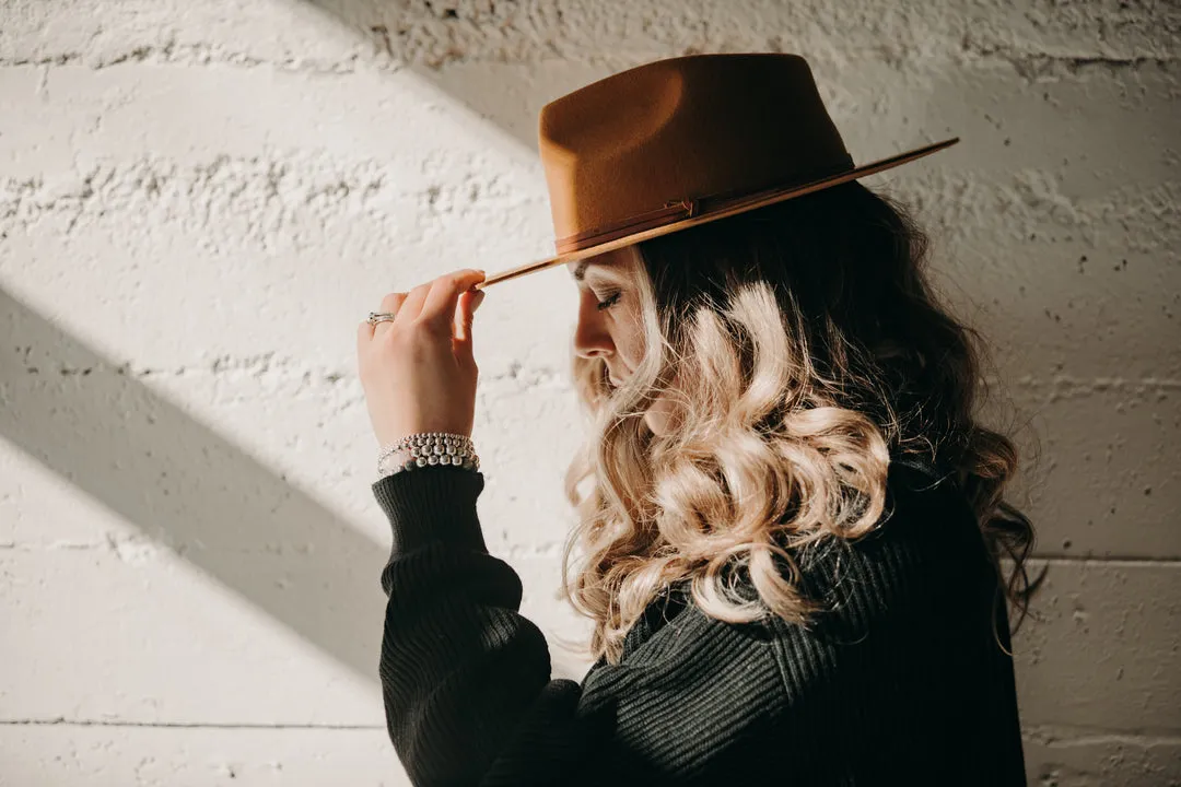 River Wool Teardrop Fedora