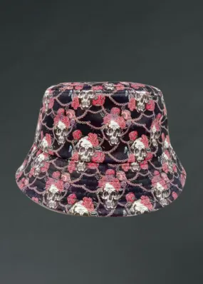 Rose Skull Bucket Hat