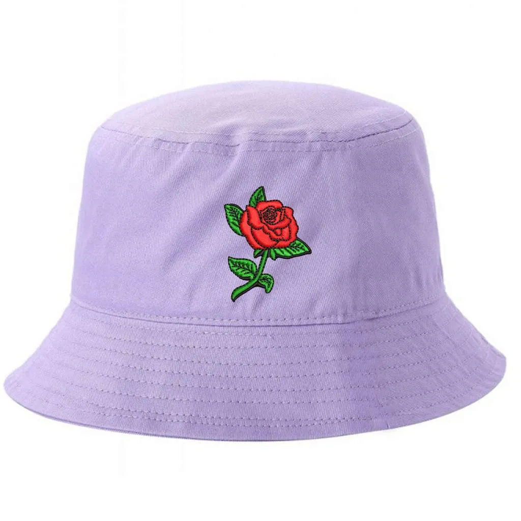 Rose Stem Bucket Hat - Rose Bucket Hat