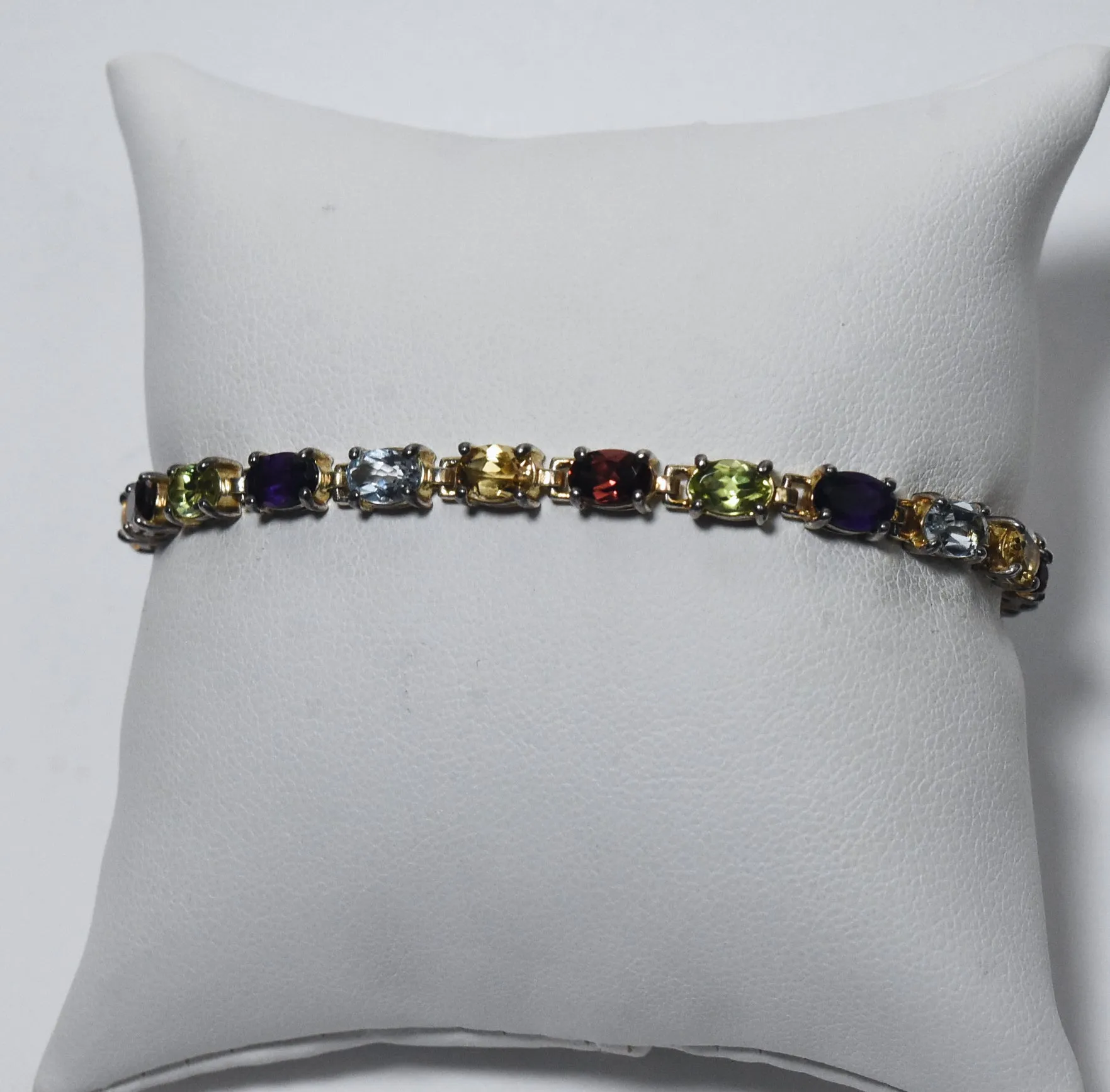 Ross-Simons - Sterling Silver Multi Gemstone Bracelet