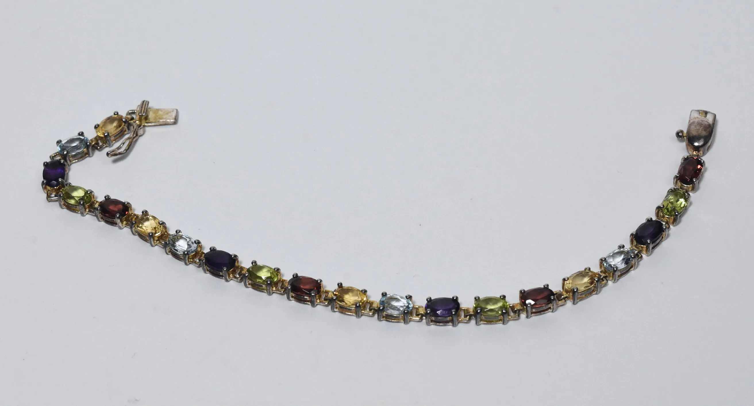 Ross-Simons - Sterling Silver Multi Gemstone Bracelet