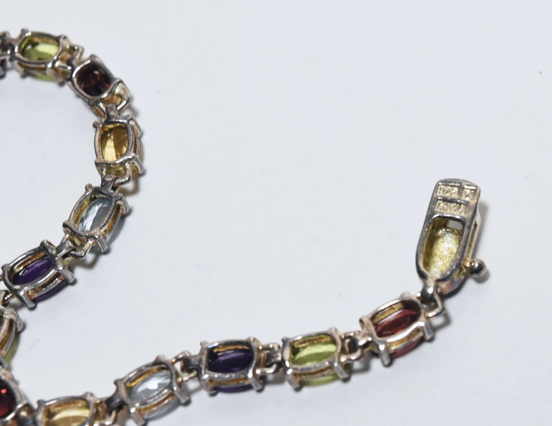 Ross-Simons - Sterling Silver Multi Gemstone Bracelet