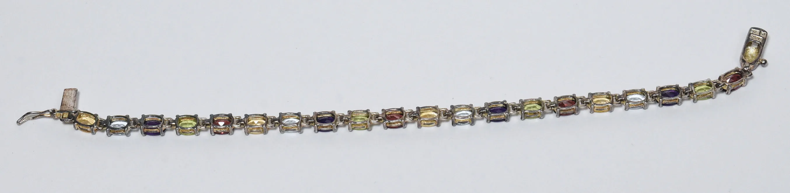 Ross-Simons - Sterling Silver Multi Gemstone Bracelet