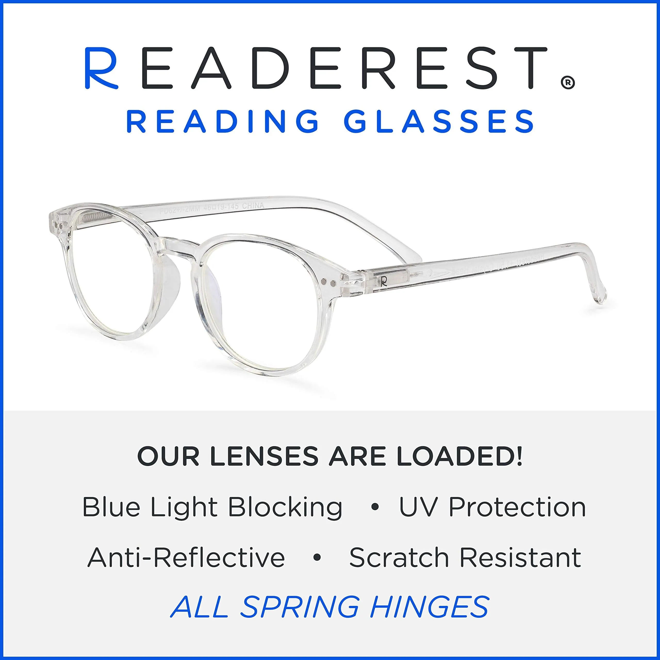 Round-Blue-Light-Blocking-Reading-Glasses-Clear-3-25-Magnification-Computer-Glasses