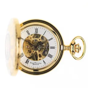 Royal Observatory Greenwich Gold Half Hunter Pocket Watch