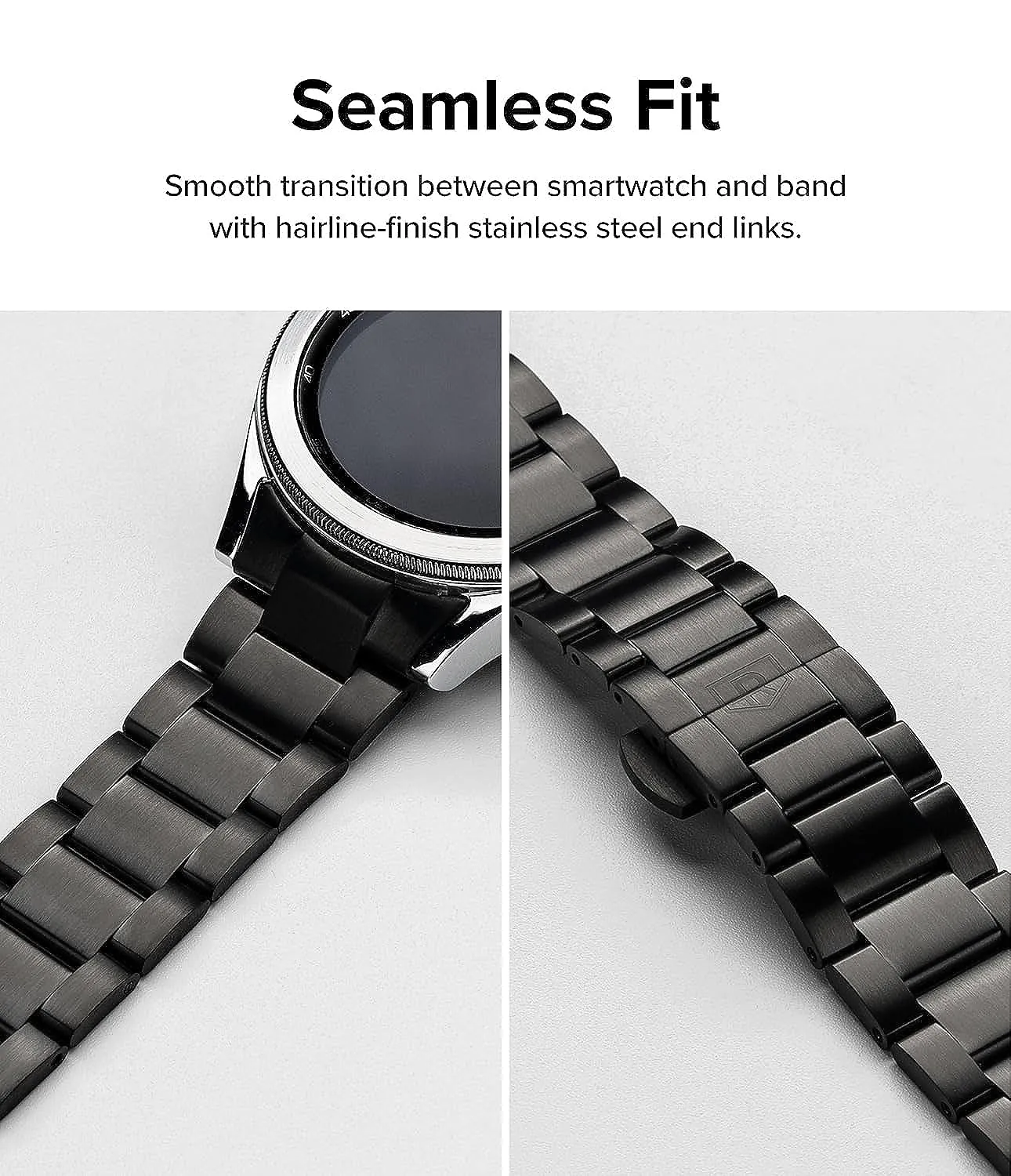 Samsung Galaxy Watch 6 Classic 43mm / 4C 42mm  Metal One Stainless Steel | Bracelet Strap - Black