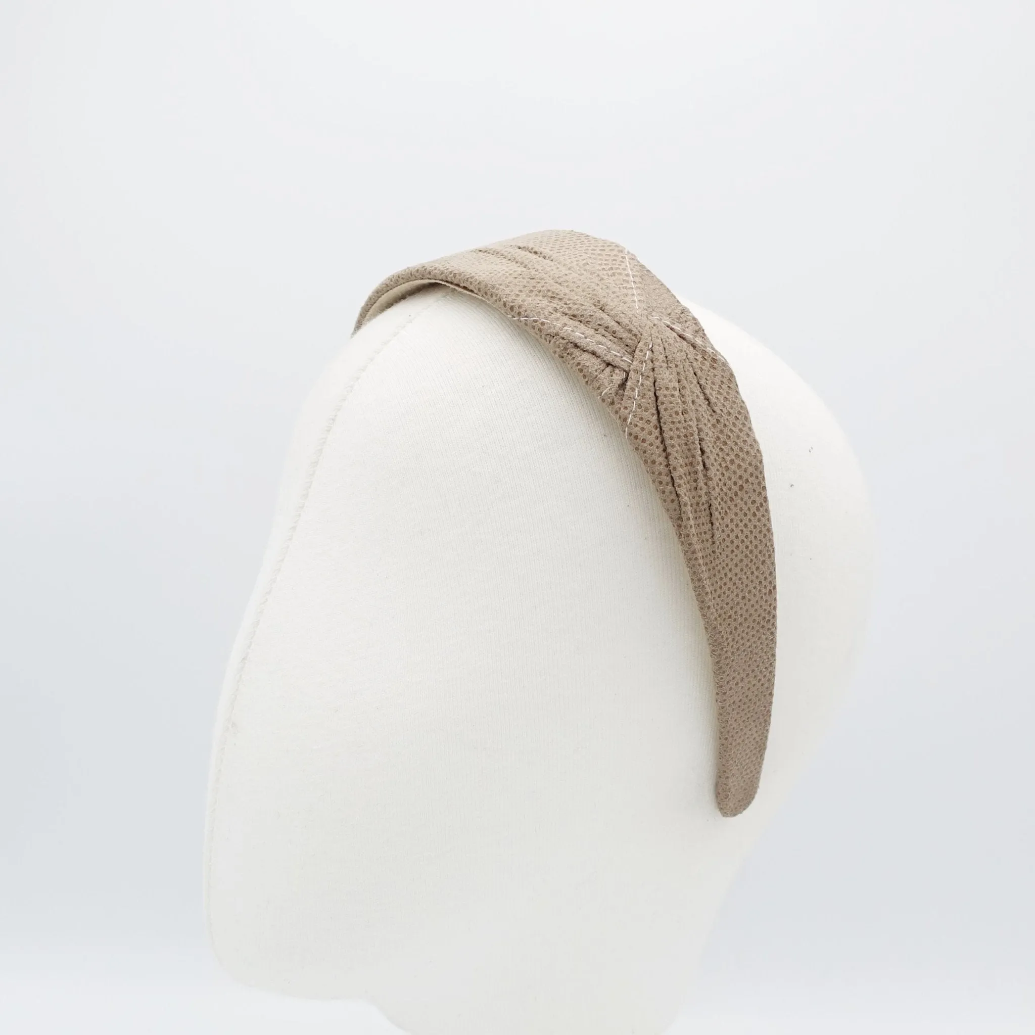 side twist suede fabric headband solid basic casual hairband women hair accessories