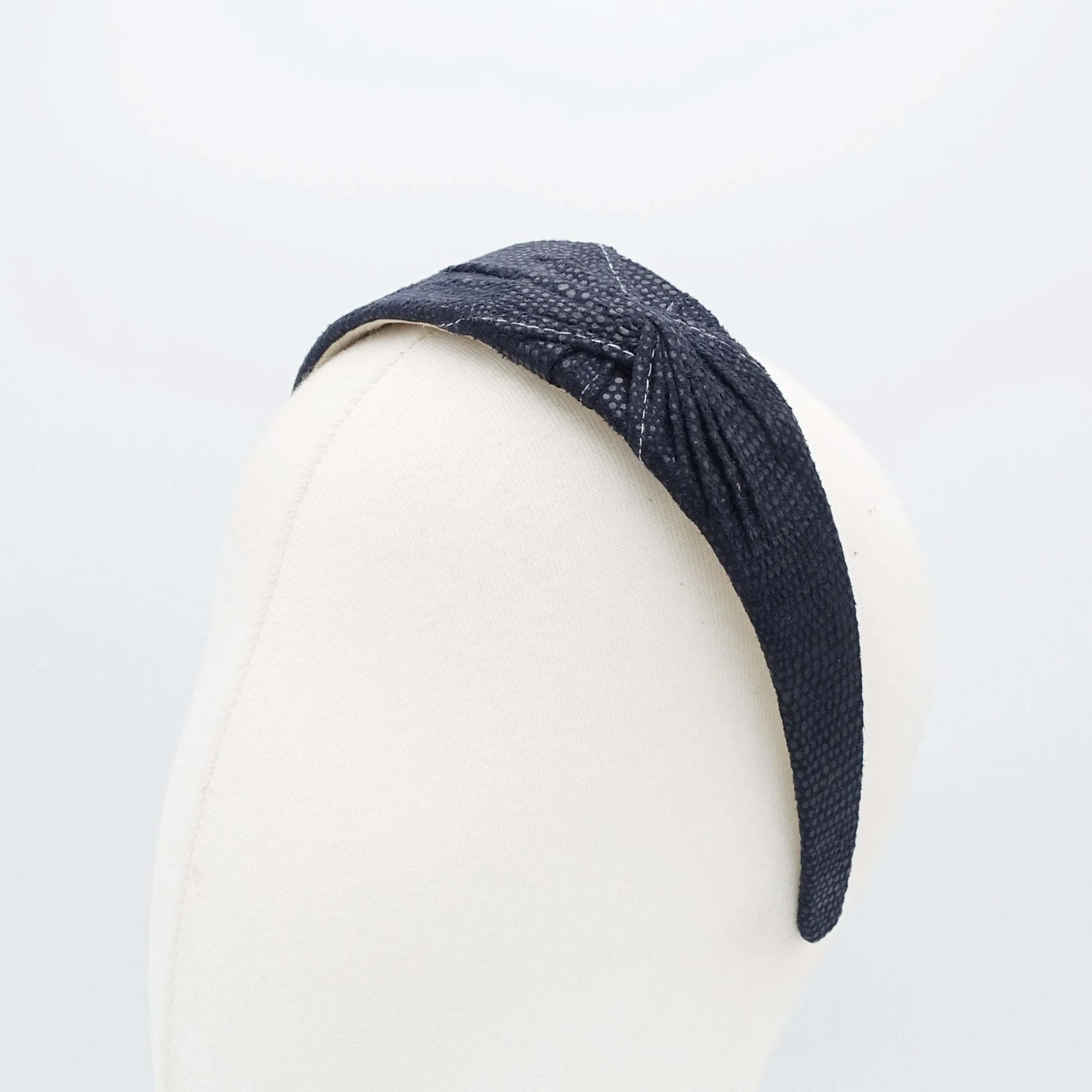 side twist suede fabric headband solid basic casual hairband women hair accessories