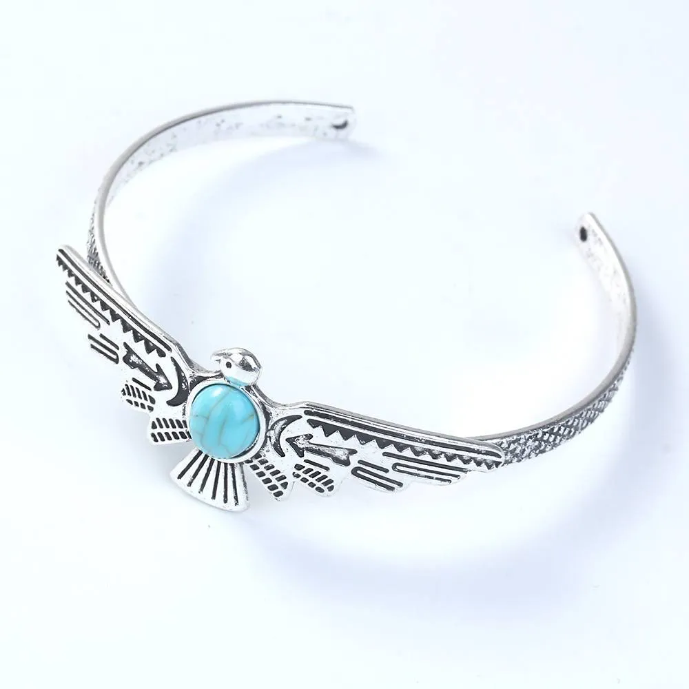 Silver Tone Cuff Bangle - 62mm ID - 1 Bangle - N048