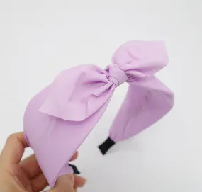 solid chiffon headband cute  bow knot hair accessory for women