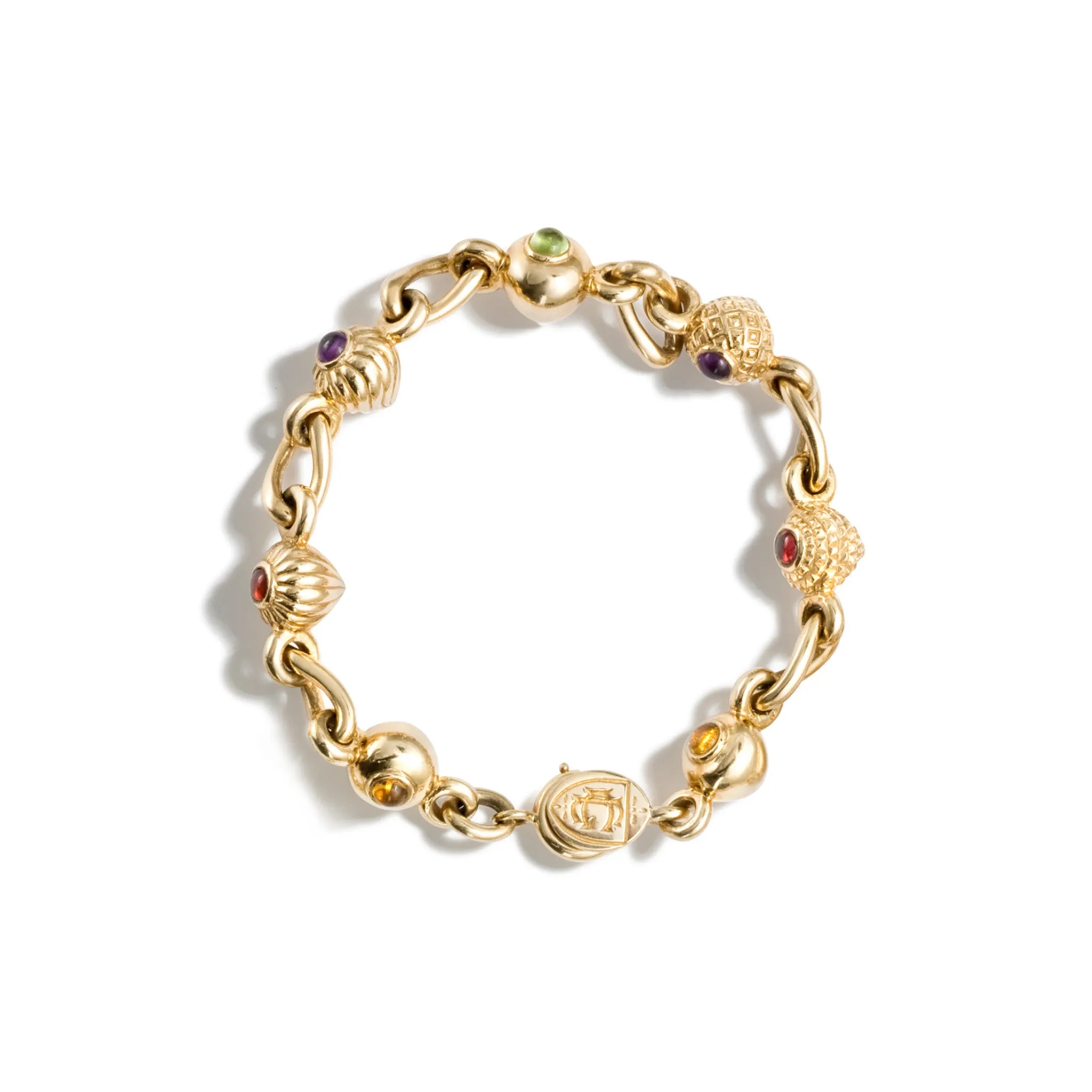 St Basil's Bracelet Yellow Gold - Multi Gemstone