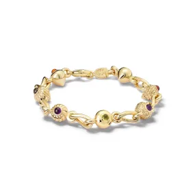 St Basil's Bracelet Yellow Gold - Multi Gemstone