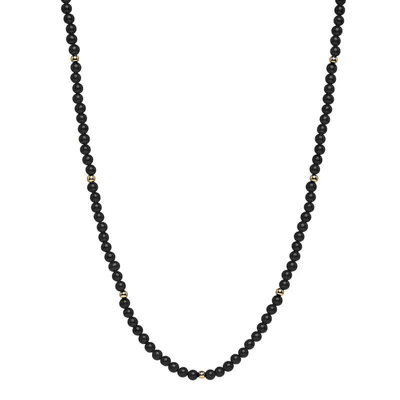 STARGAZER BLACK ONYX NECKLACE