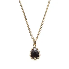 Stolen Girlfriends Club Love Claw Drop Necklace - Gold Plated & Onyx