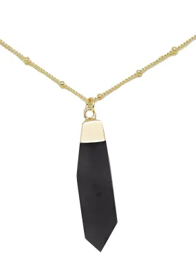 Strength Onyx Gemstone Necklace