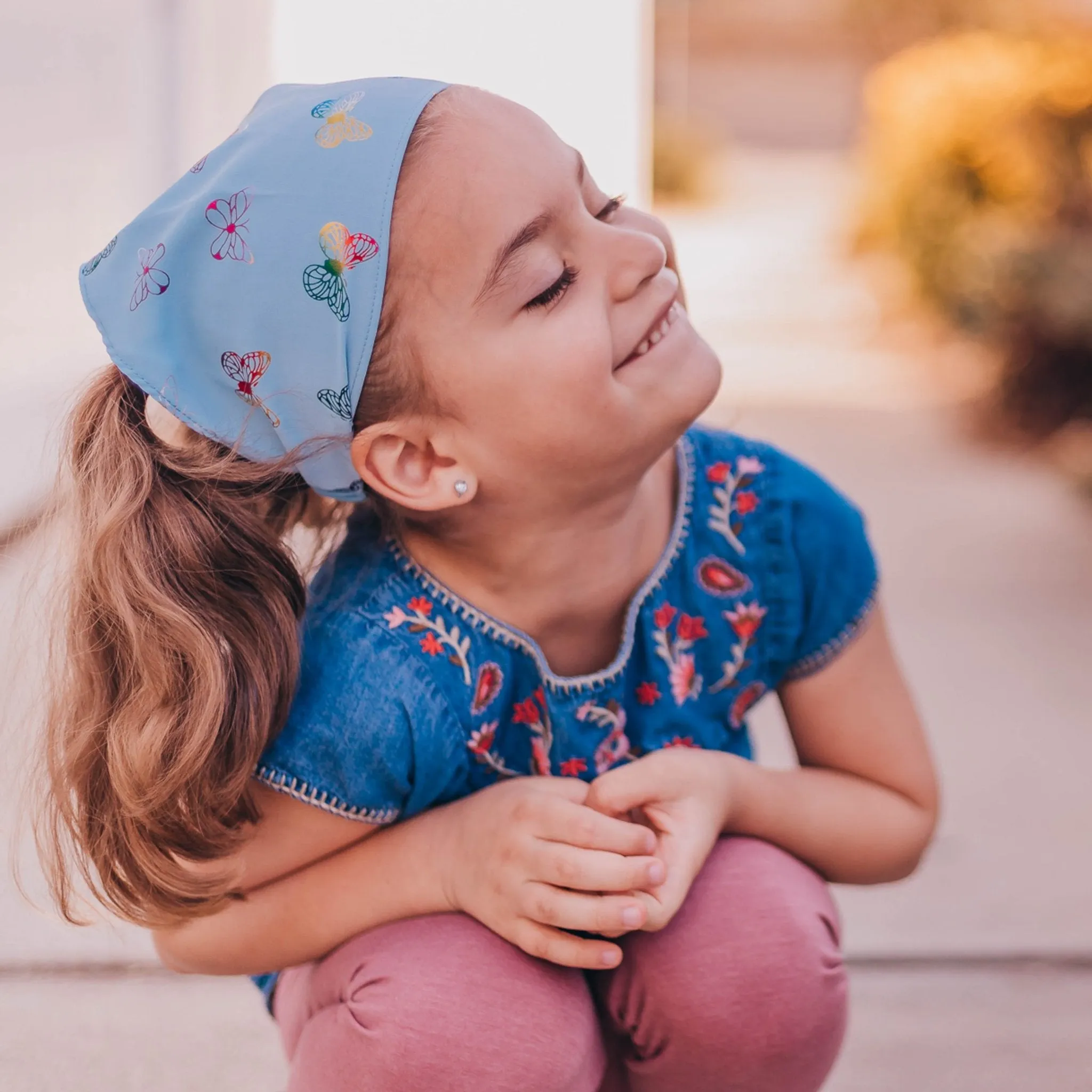 Stretch Butterfly Bandana Scarf Headband