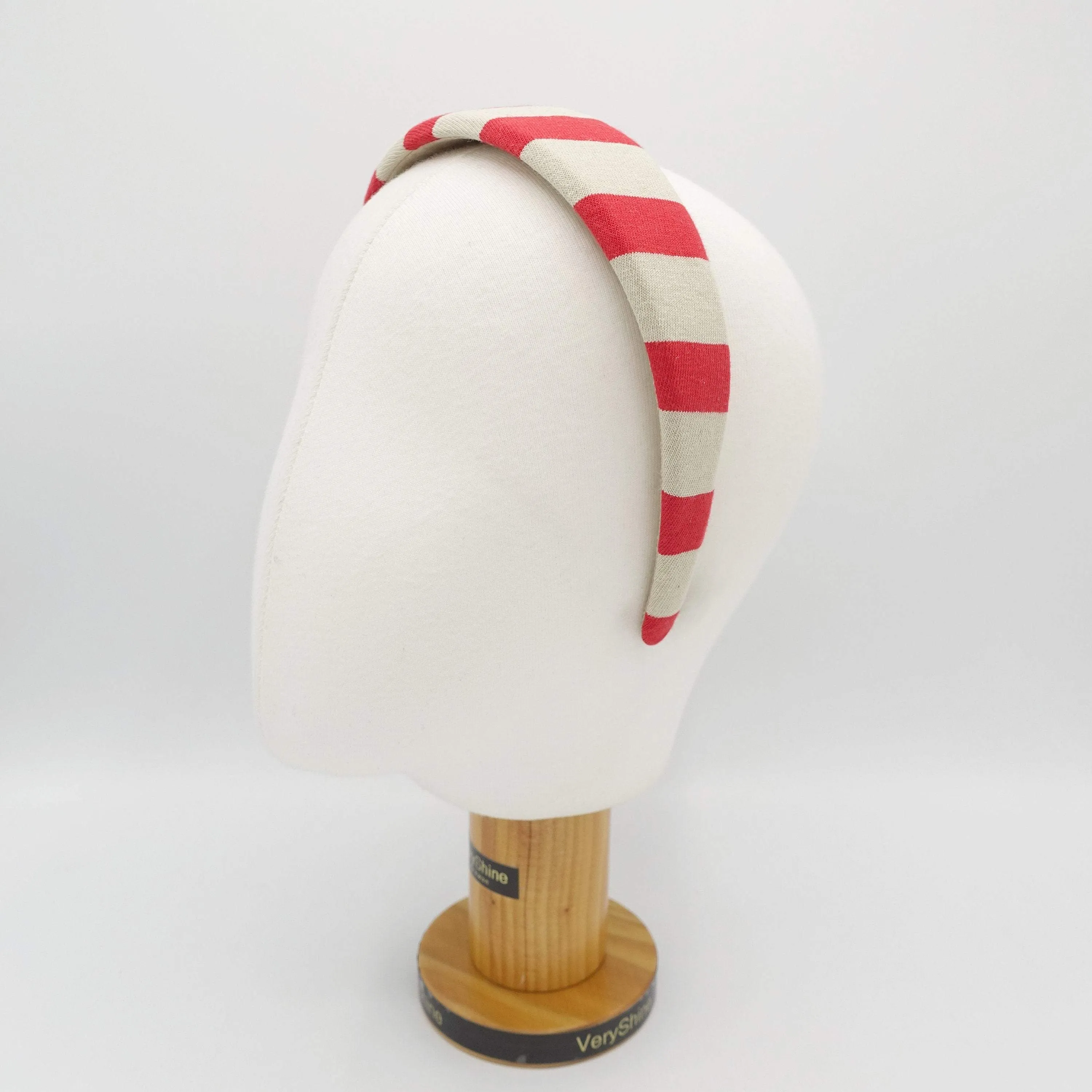 stripe padded headband