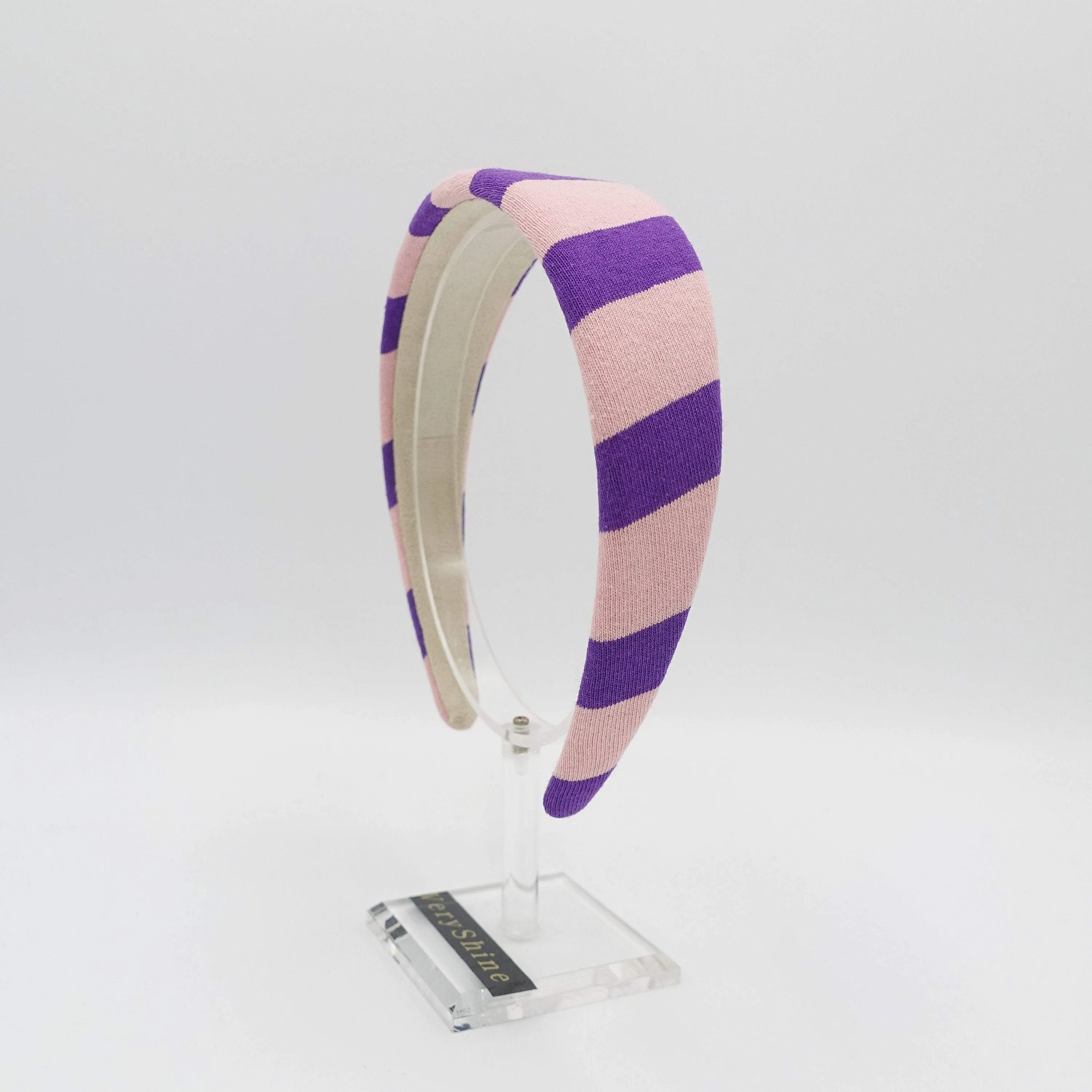 stripe padded headband