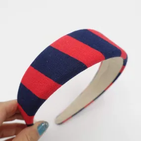 stripe padded headband