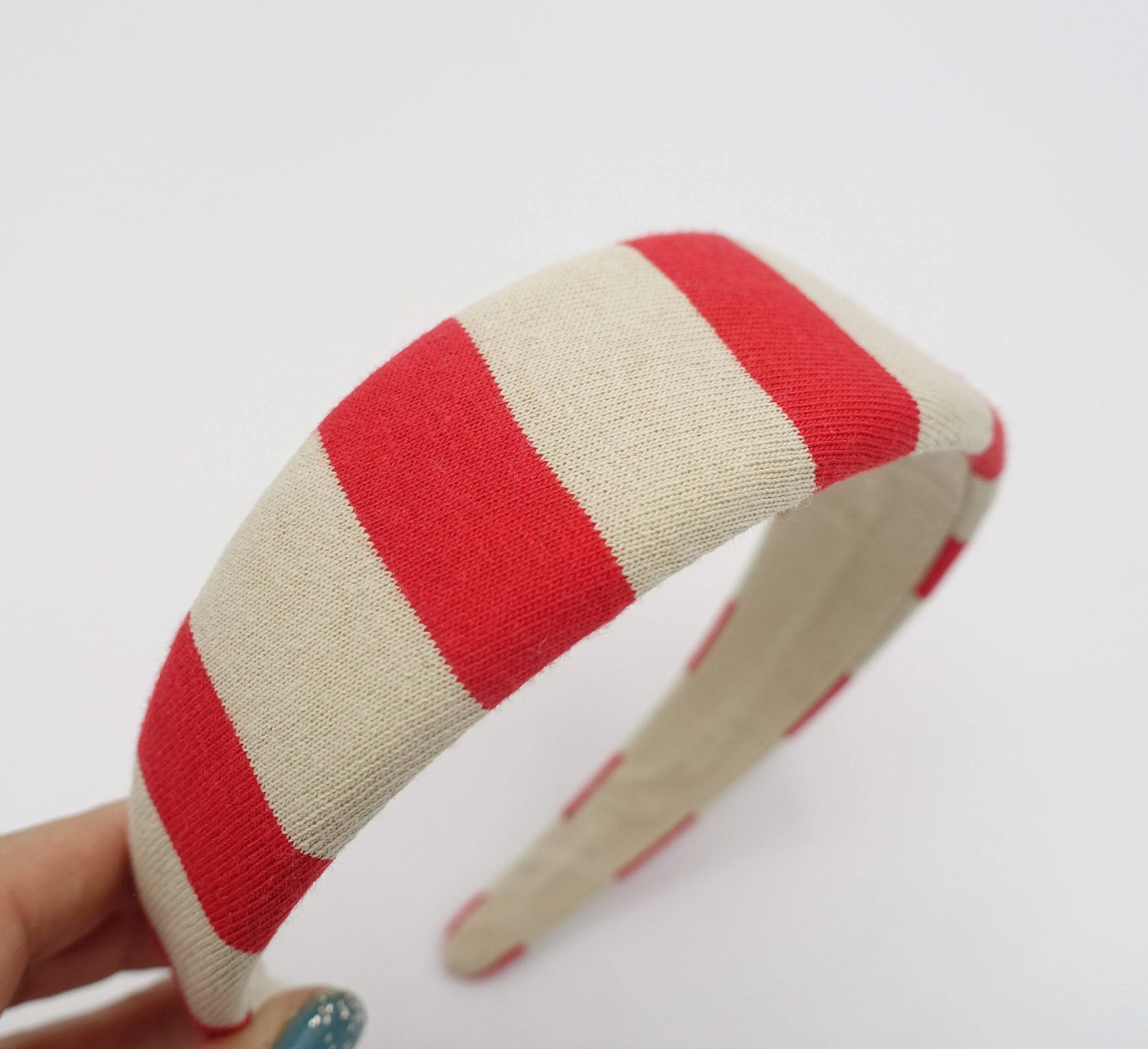 stripe padded headband