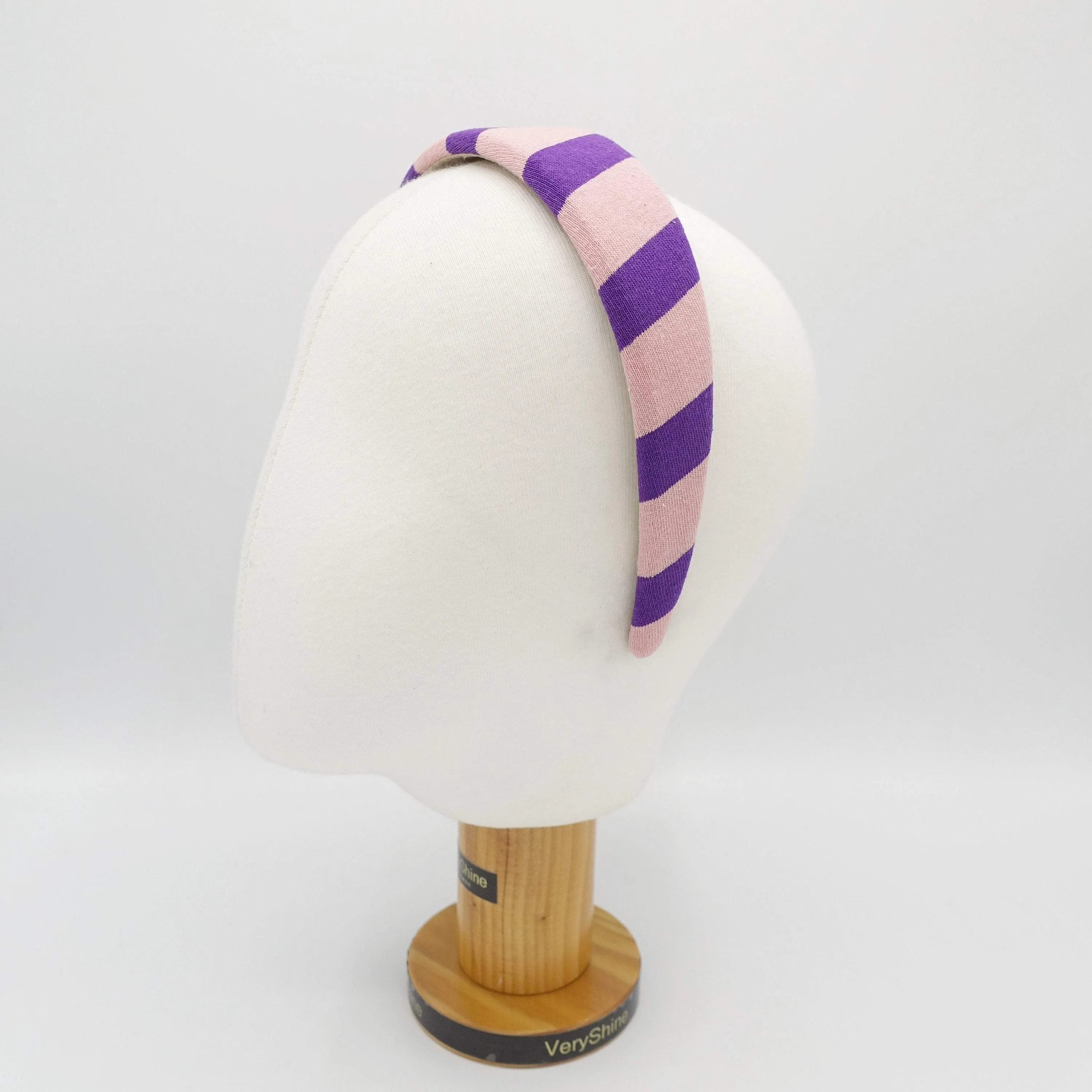 stripe padded headband