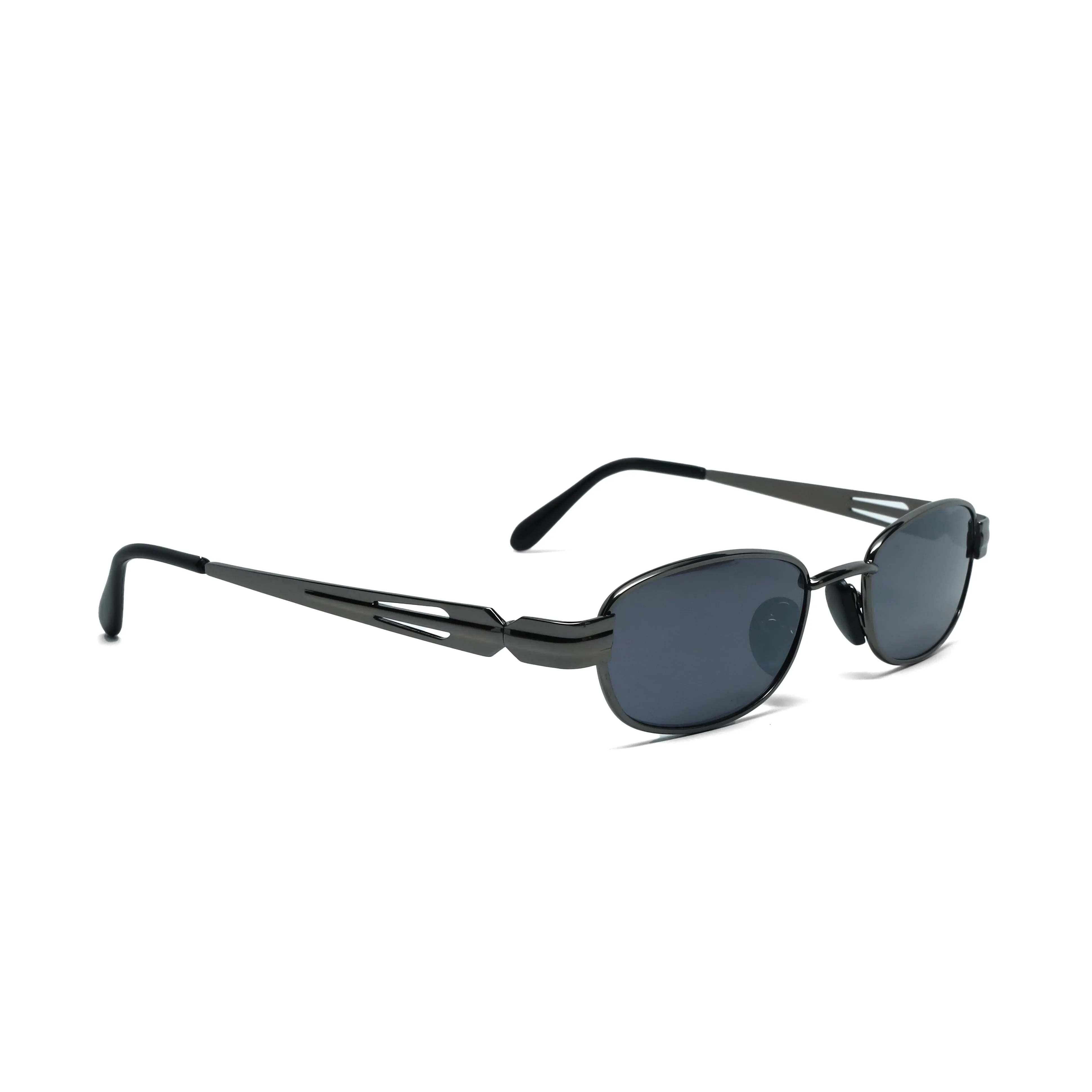 //Style 1123// 90s Deadstock Rectangle Sunglasses - Grey