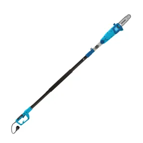 Sun Joe SWJ802E-BLU Electric Multi-Angle Pole Chain Saw | 8 inch | 6.5 Amp (Blue)