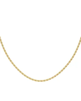 Swirl Chain 45 cm Gold