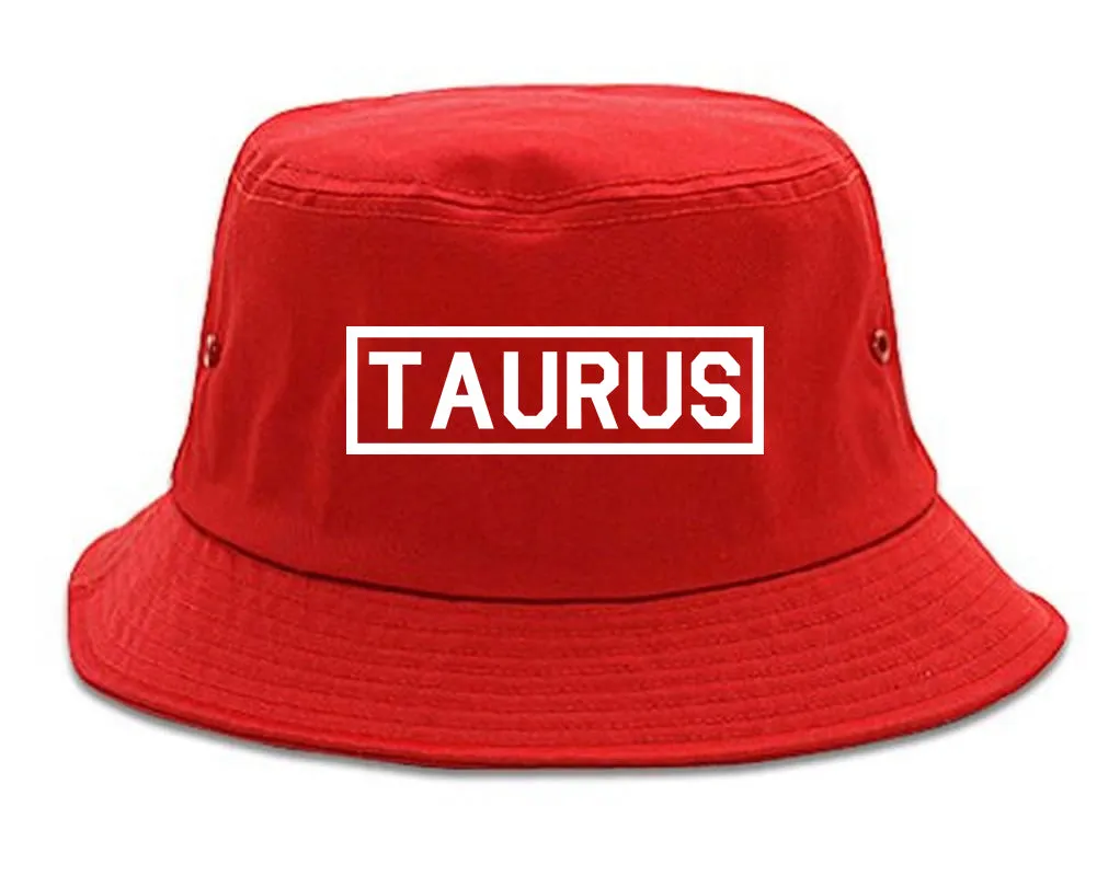 Taurus Horoscope Sign Mens Bucket Hat