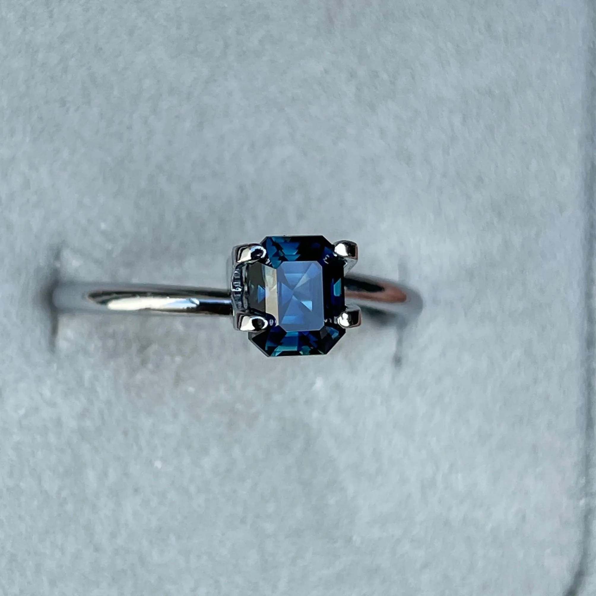 Teal Sapphire 1.13 Ct, Natural Teal Sapphire