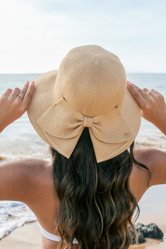 TEEK - Bow Back Straw Bucket Hat