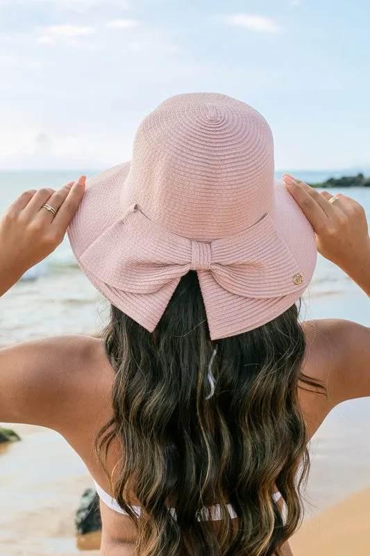 TEEK - Bow Back Straw Bucket Hat