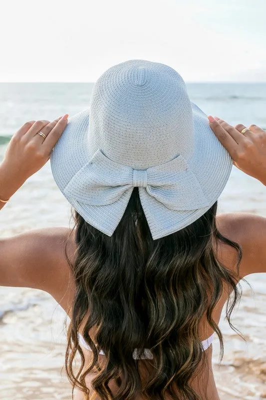 TEEK - Bow Back Straw Bucket Hat