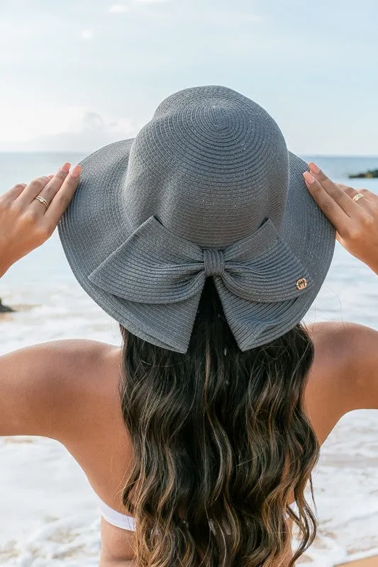 TEEK - Bow Back Straw Bucket Hat