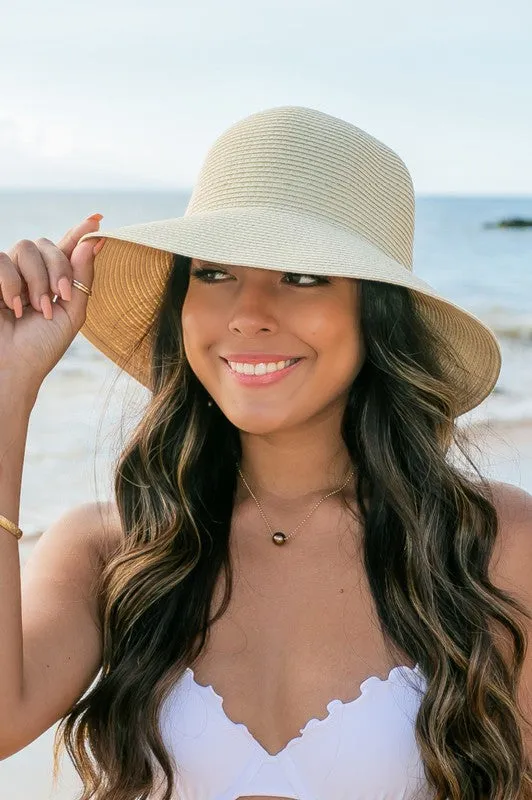 TEEK - Bow Back Straw Bucket Hat