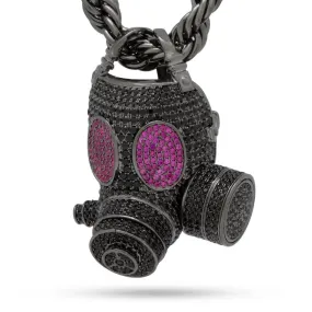 The Black Gas Mask Necklace