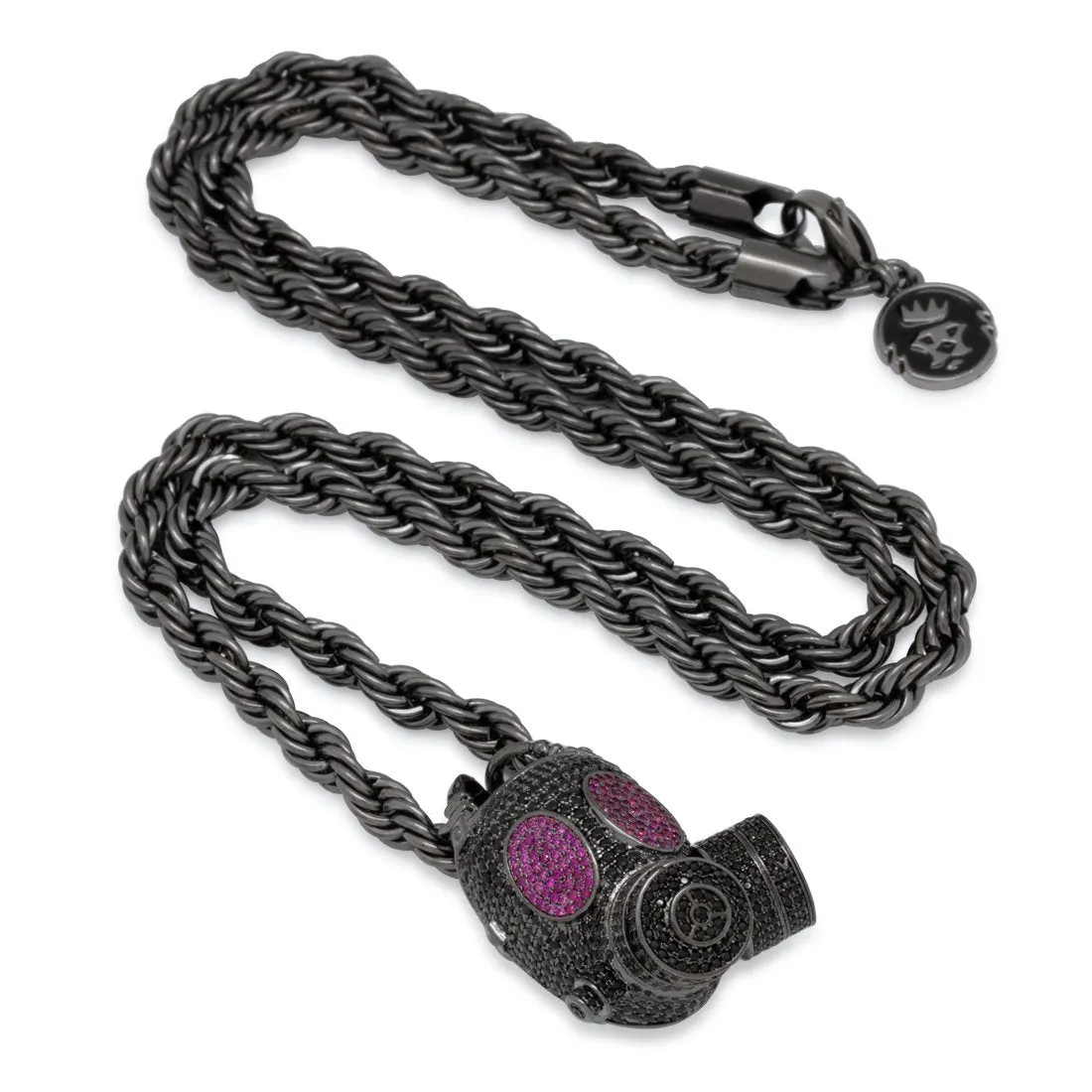 The Black Gas Mask Necklace