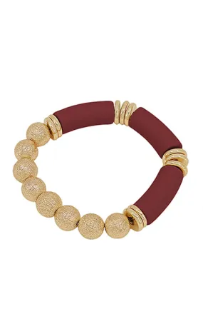 The Game Day Bracelet - Gold Glitter