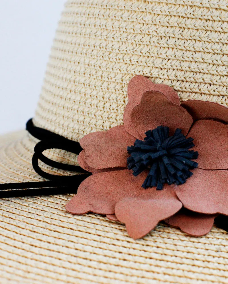 The Hat Depot - Wide Nature Straw Style Beach Sun Hat