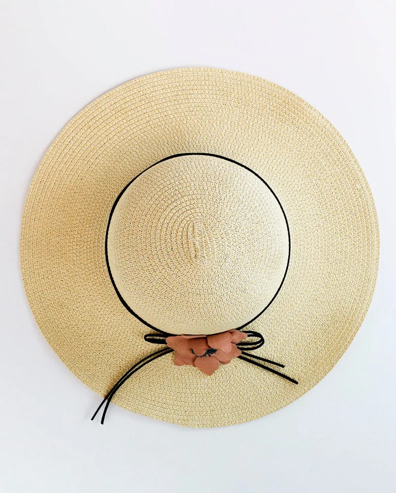 The Hat Depot - Wide Nature Straw Style Beach Sun Hat