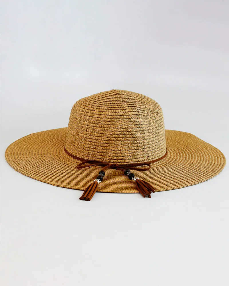 The Hat Depot - Wide Nature Straw Style Beach Sun Hat